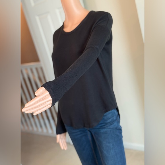 Rag & Bone Lightweight Black Sweater Size XXS (fits up to XS) MSRP $348 - Picture 2 of 7